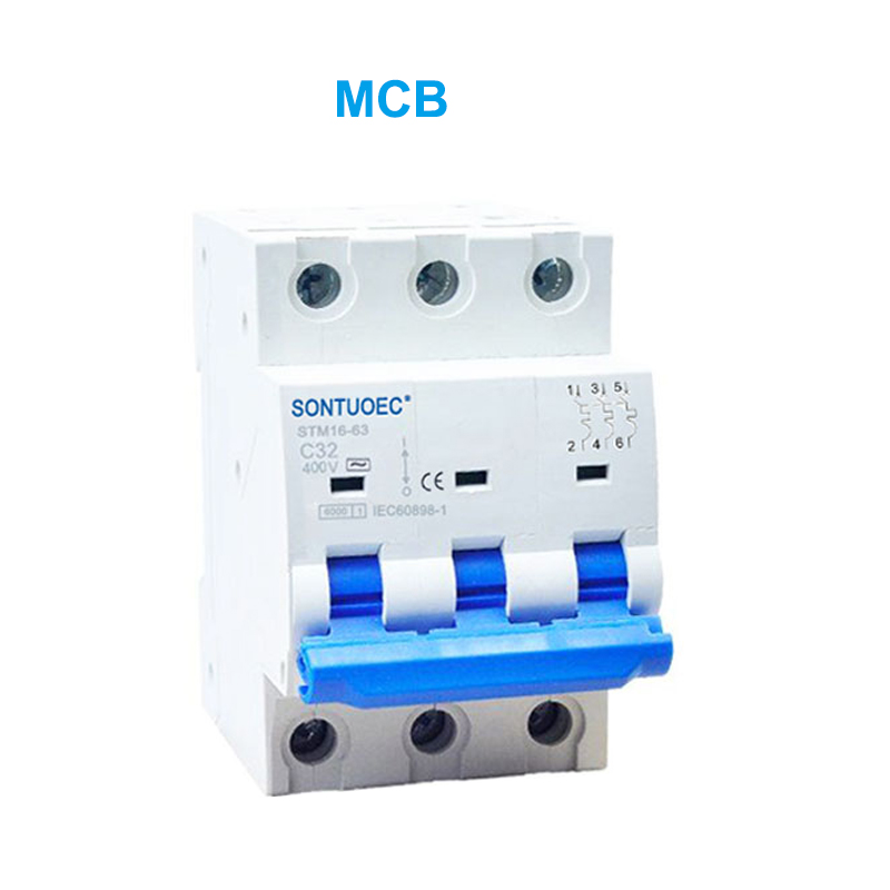 STM16-63 Marin Zango Breaker 6ka 1P 3P 3P 4P 160 / 400V MCB