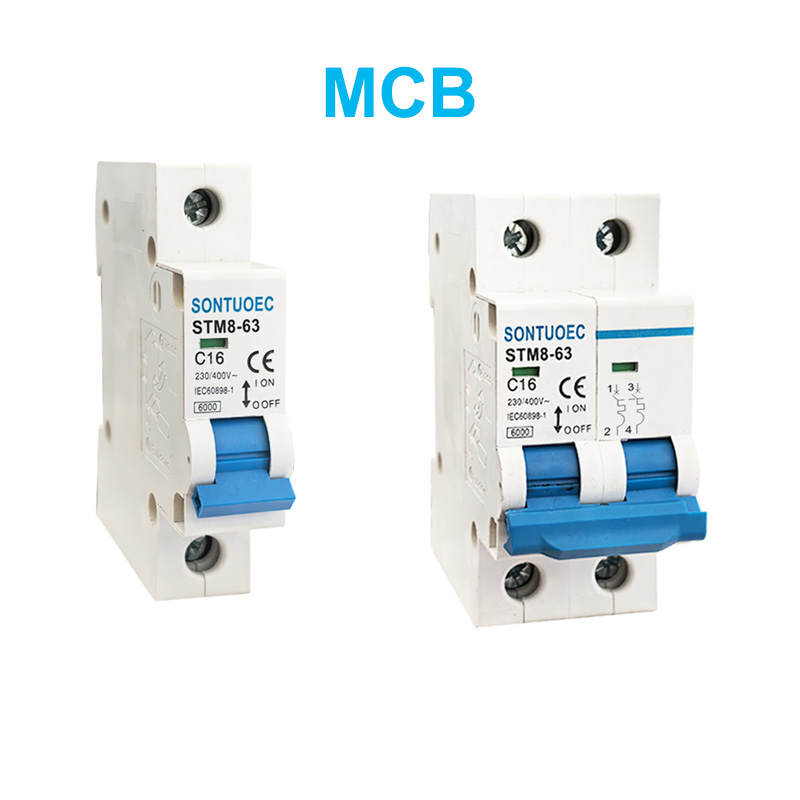 STM8-63 Gyara Yankin Breaker 6ka 1P 3P 3P 4P 160 / 400V